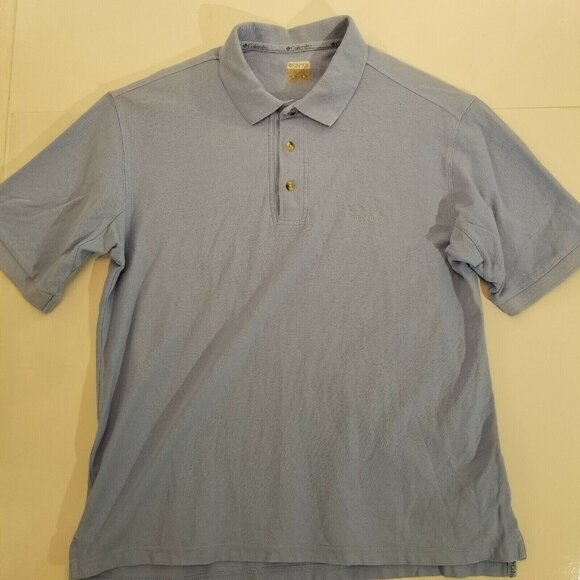 Columbia Sportswear Polo Golf Shirt Short Sleeved Color: Light Blue Size  Medium - Picture 2 of 7